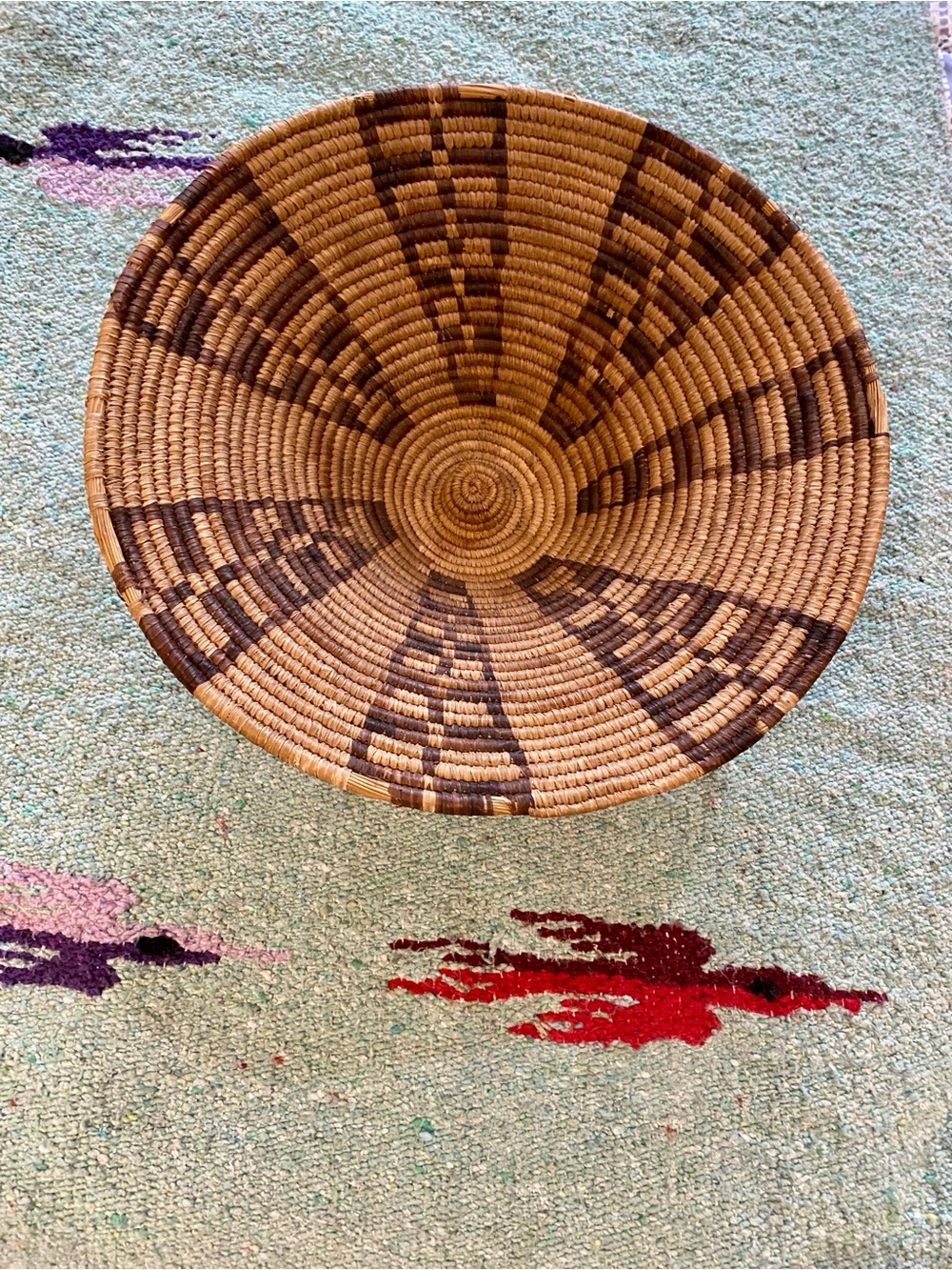 O'Odham/Pima & Tohono Papago Native American Handwoven Decorative Woven Bowl